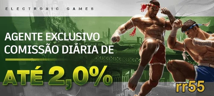 Imagem de dois lutadores promovendo serviços VIP no rr55.