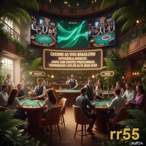 Jogadores se divertindo no cassino ao vivo do rr55.