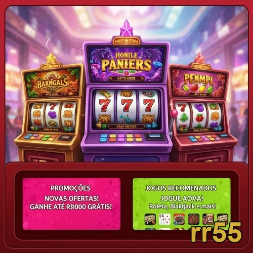 Máquinas de caça-níqueis no rr55 com promoções atrativas.