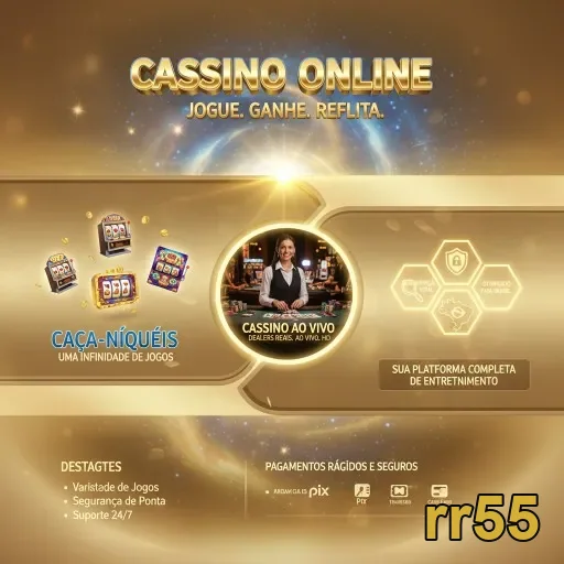 Jogador explorando serviços VIP na rr55 com cassino ao vivo.