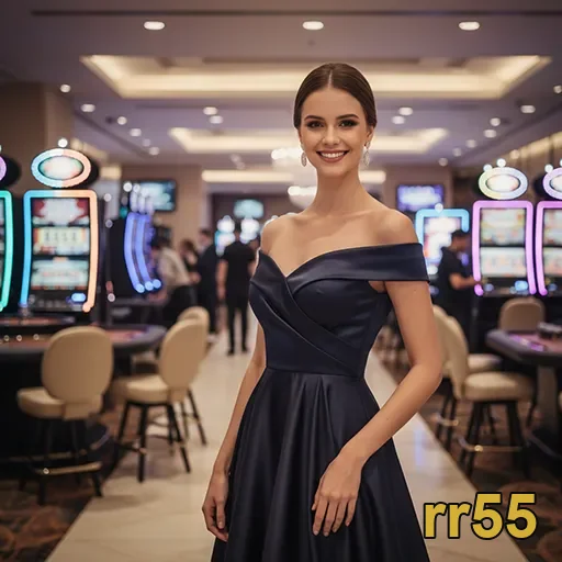 Imagem retrata acesso ao cassino rr55 com elegância.