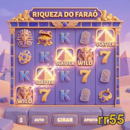 Slot 'Riqueza do Faraó' disponível na rr55.