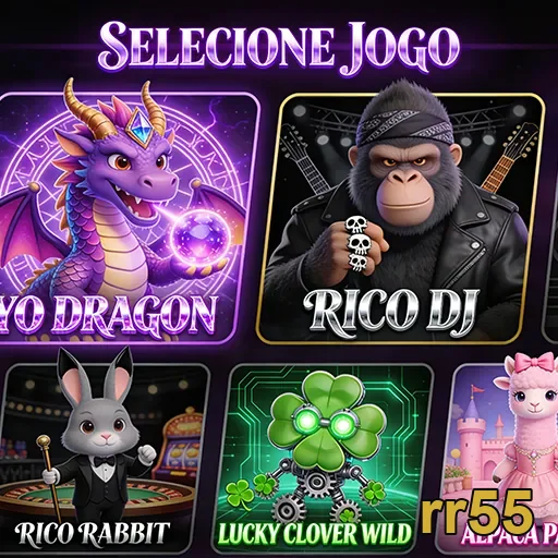 Jogos de slots como dragão e coelho na rr55.