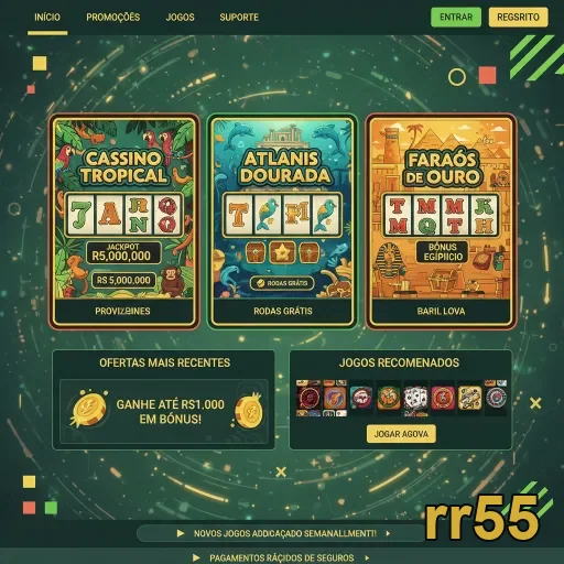 Jogos populares da rr55 com jackpots para jogadores VIP.