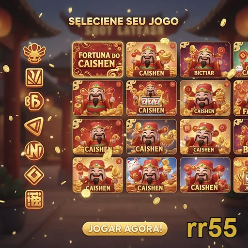 Interface da rr55 exibindo jogos VIP com opções variadas.